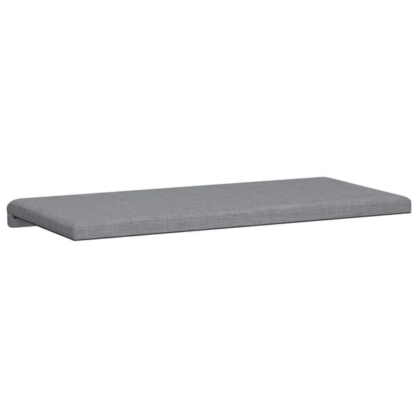 Bänk kudde Tyg Ljusgrå Djup 35 cm