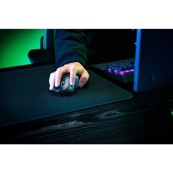 Razer Naga V2 HyperSpeed datormöss högerhand Trådlös RF + Bluetooth Optisk 30000 DPI