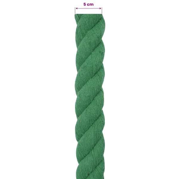 Rep Grön 5 x 5 x 1000 cm Bomull