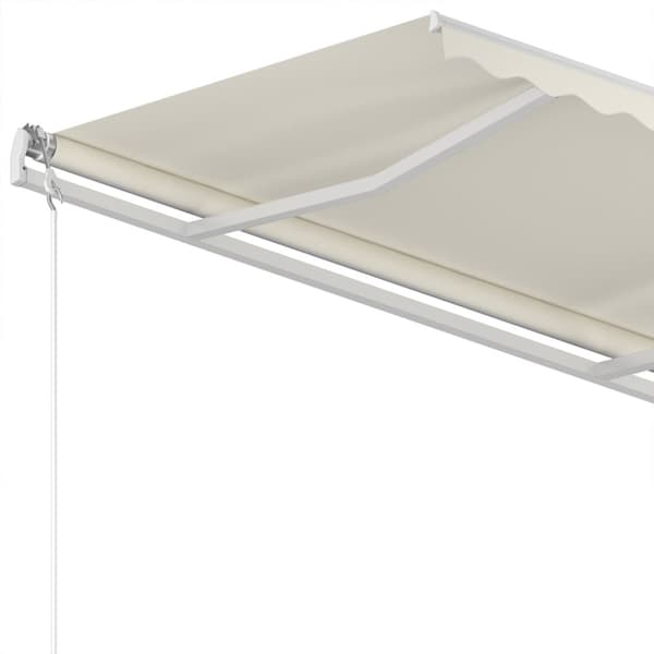 Markis manuellt infällbar 350x250 cm gräddvit