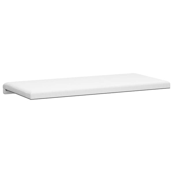 Bänk kudde Tyg Vit Djup 35 cm