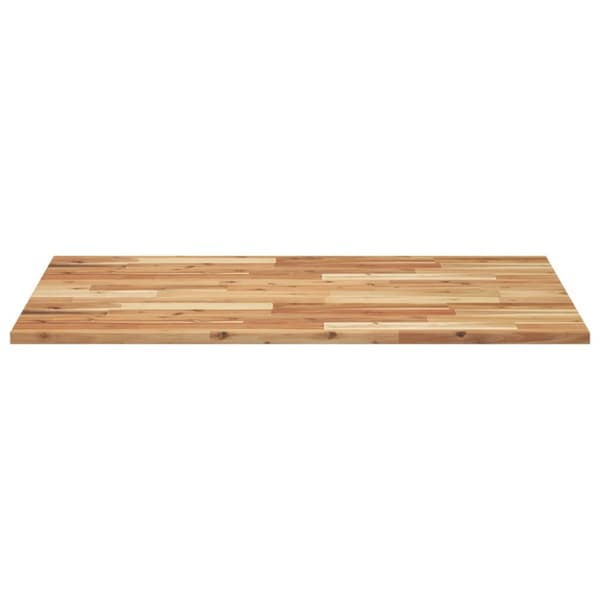 Bordsskiva rektangulär 100x70x2 cm massivt akaciaträ