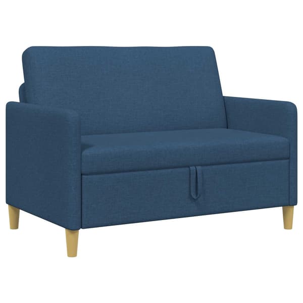 Soffa med förvaring Blå 122 x 78 x 87 cm Polyester