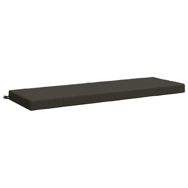 Bänk kudde SOEST 100% Polyester Antracit 140 x 50 x 8 cm