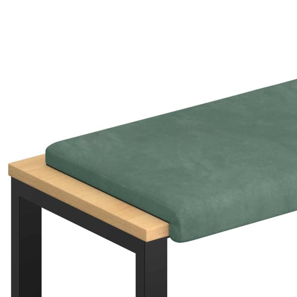 Bänk kudde Sammet (V) Havgrön Djup 35 cm