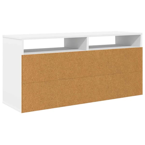 Lågskåp med låda Vit 102 x 32 x 48,5 cm