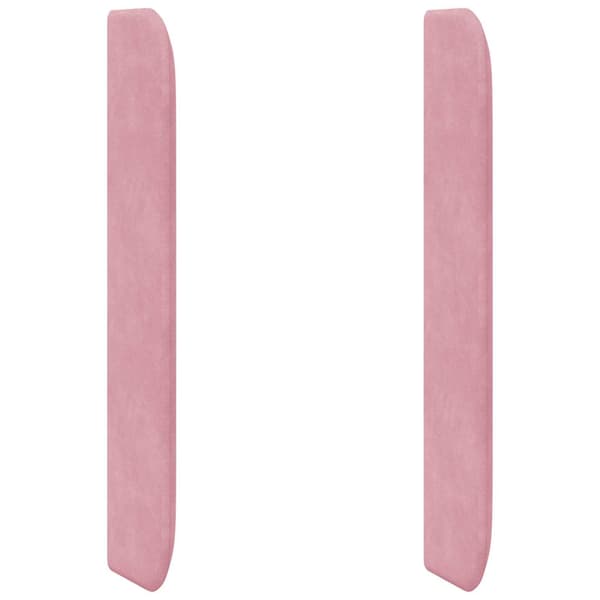 Sänggavel Öra Rosa 80 x 16 x 4 cm Sammet