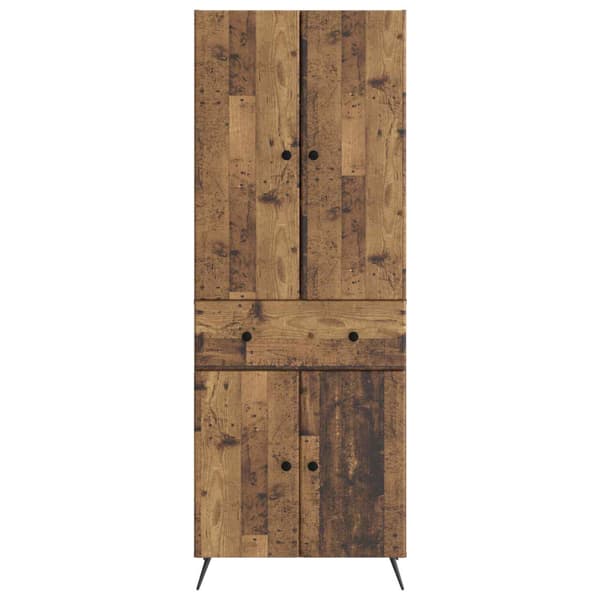 2 pcs Gammalt trä