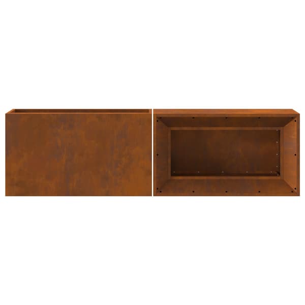 Eldstad Brun 160 x 45 x 35 cm Stål