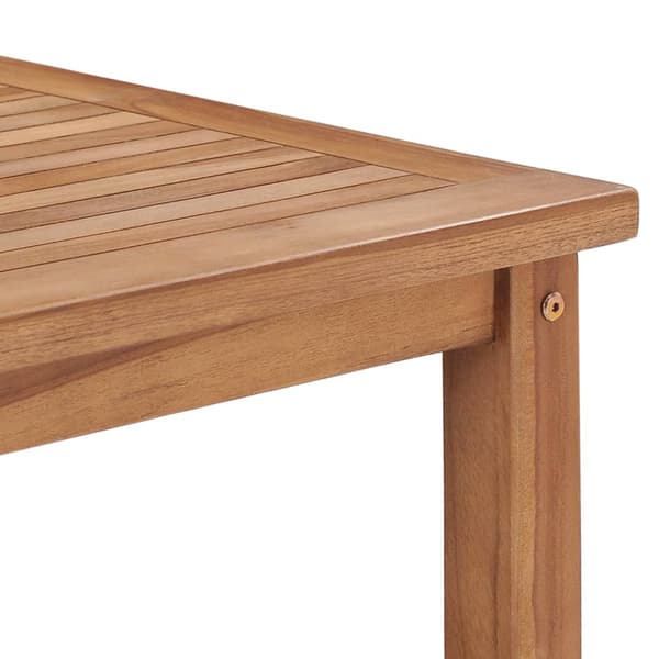 Soffbord 45x45x45 cm massiv teak