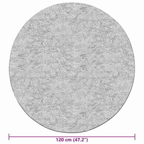 Matta tvättbar φ120 cm grå