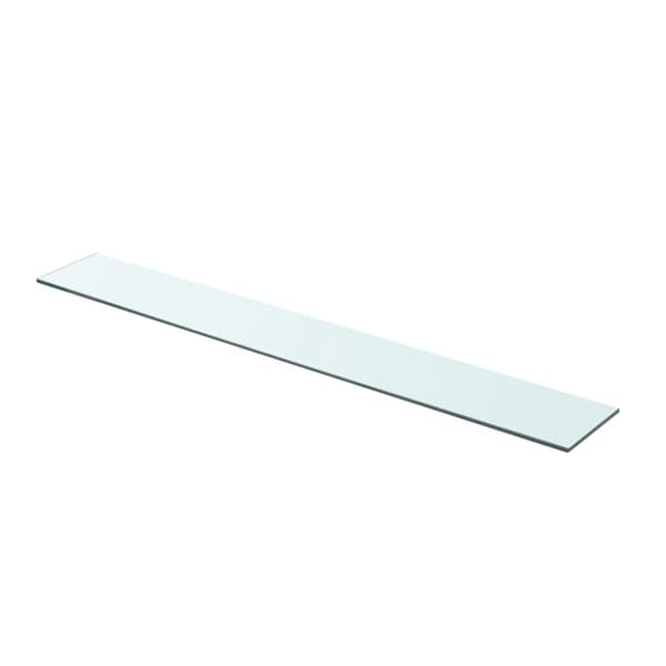 Hyllplan glas genomskinlig 90x12 cm