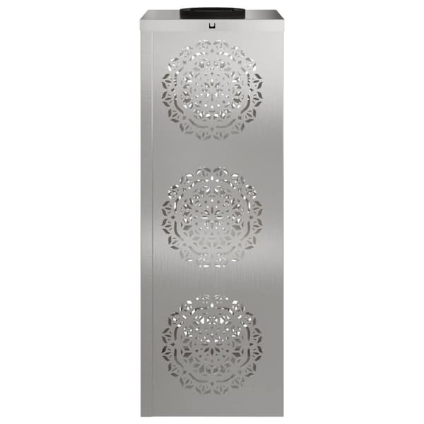 Solar LED Stig Ljus 2 pcs Silver Rostfritt stål