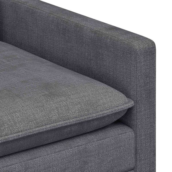 Soffa Mörkgrå 76 x 81 x 87,5 cm Polyester