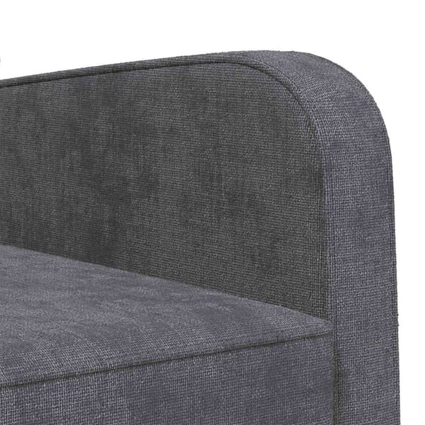 Fåtölj Mörkgrå Chenille