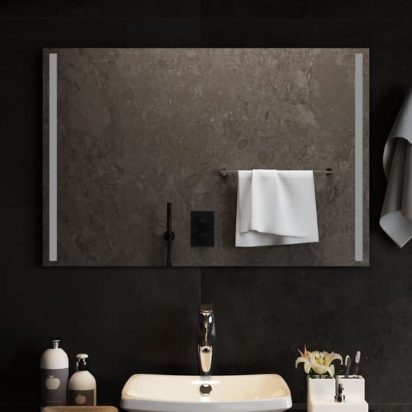 Badrumsspegel LED 90x60 cm