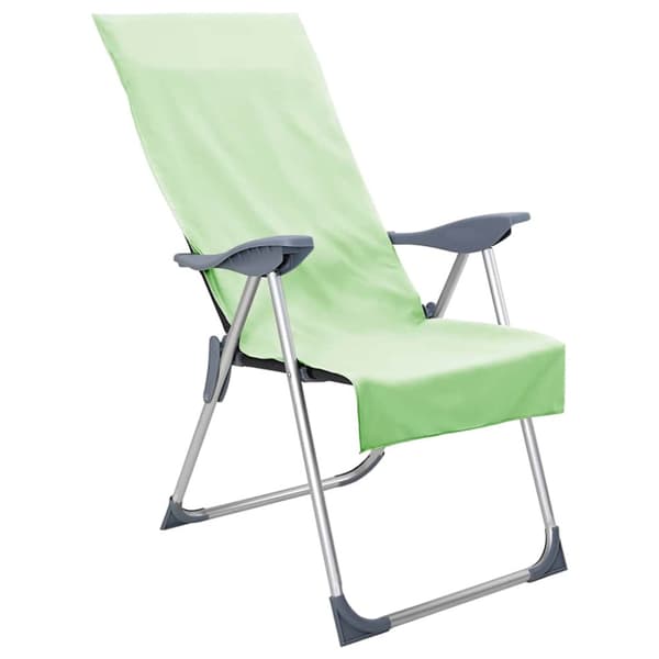 Utomhus Stols Handdukar 2 pcs Blå 130 x 60 cm