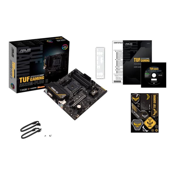 ASUS TUF GAMING A520M-PLUS II - moderkort - micro ATX - Socket AM4 - AMD A520