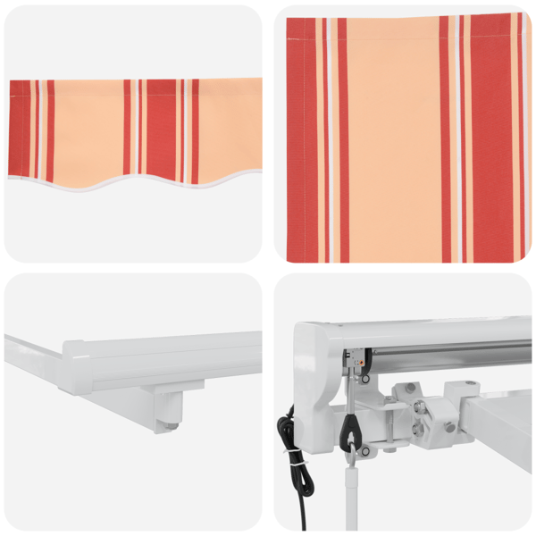 Markisram Flerfärgsdesign 300 x 200 cm