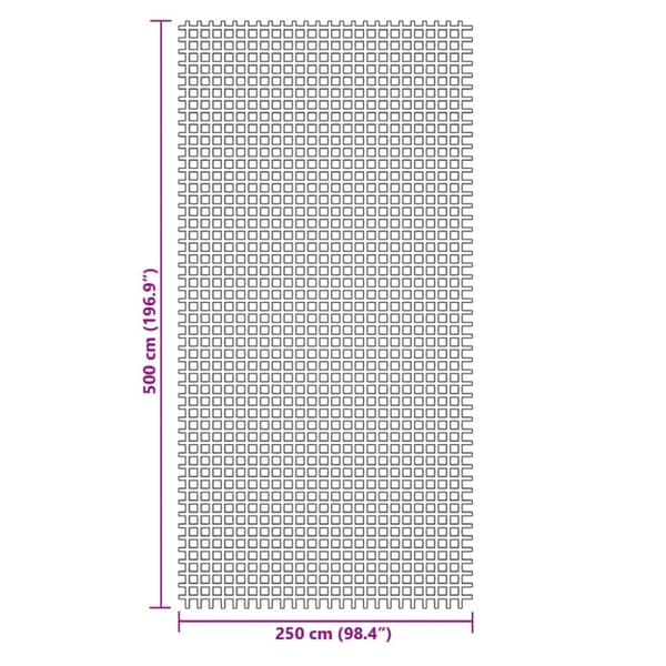 Tältmatta grön 5x2,5 m