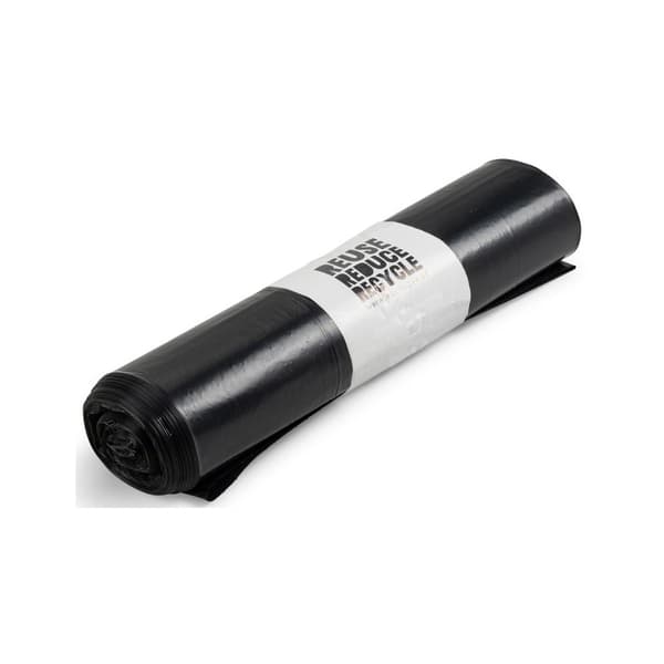 Plastsäck POLYREG 110L 60my svart 25/rl