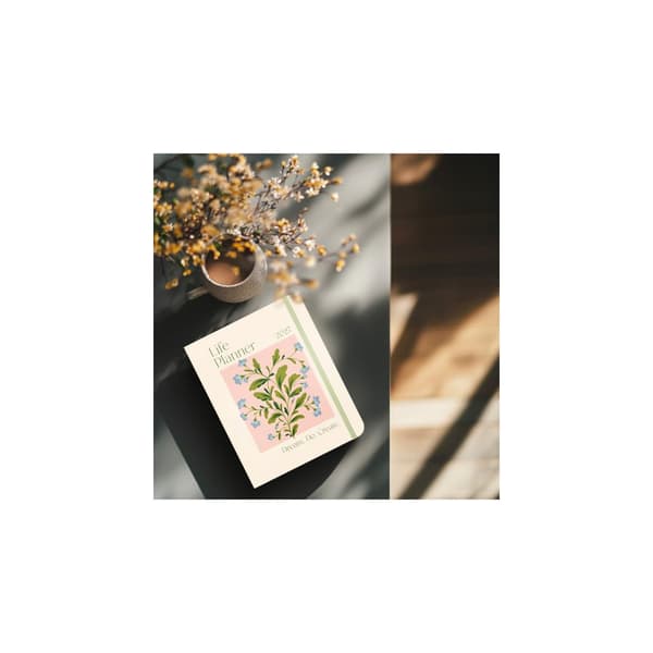 Life Planner Delicate Flowers 2027