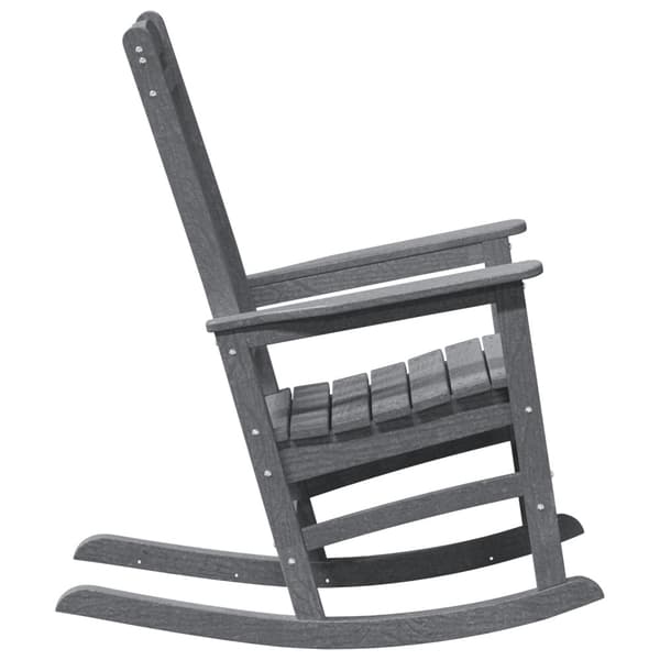 Gungstol 2 pcs Ljusgrå 92 x 70 x 108 cm polyeten