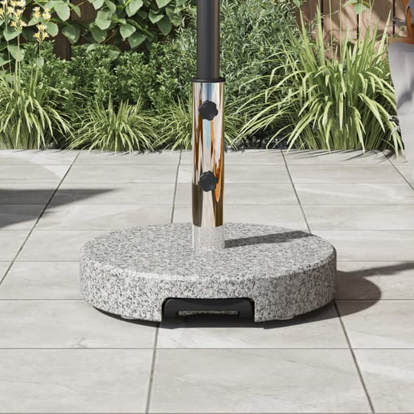 Parasollfot Grå Ø 45 x 37,5 cm Granit