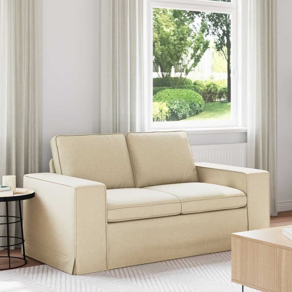 Soffa Kräm 162 x 80 x 82 cm tyg