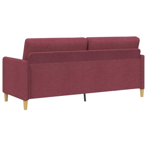 Soffa med förvaring Vinröd 192 x 78 x 87 cm Polyester