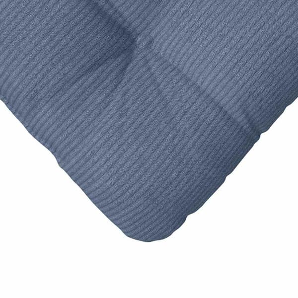 Sittkuddar 4 pcs Blå 40 x 40 cm Kordread tyg