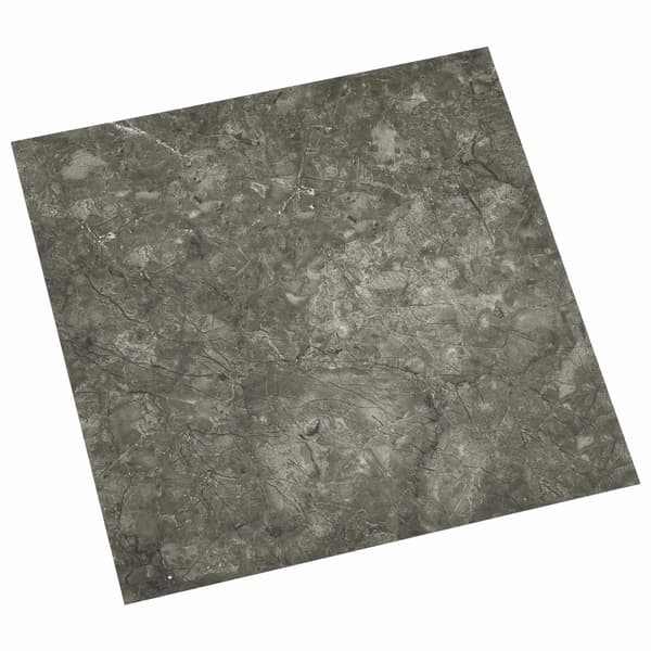 Golvplankor 55 pcs Grå 5,11 m² PVC