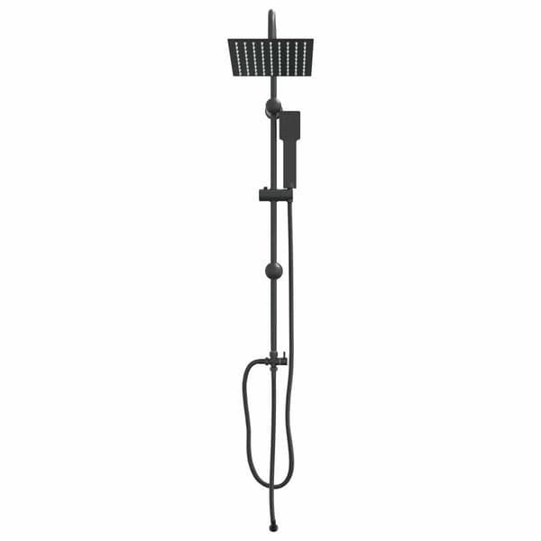 Duschsystem Svart 47 x 20 x 95 cm Rostfritt stål