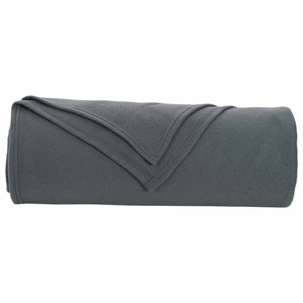 Filtar 6 pcs Mörkgrå 210 x 140 cm Fleece