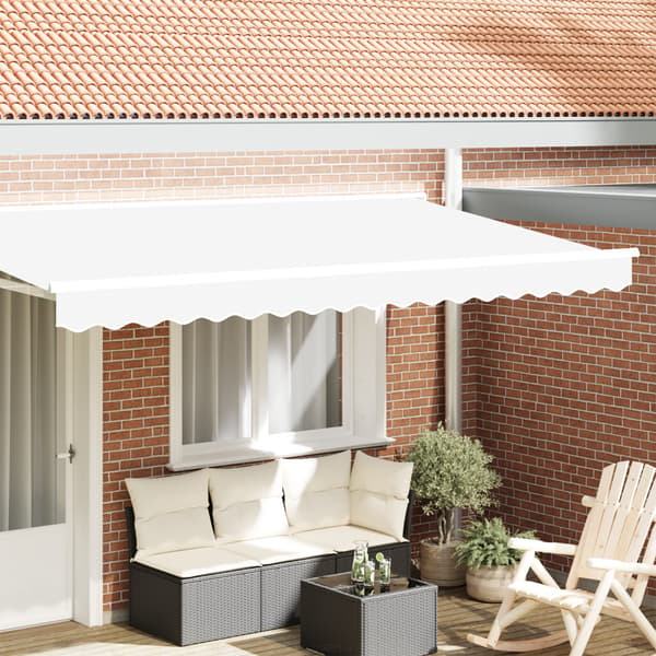 Markiskappa Ersättning Vit 4 m Polyester