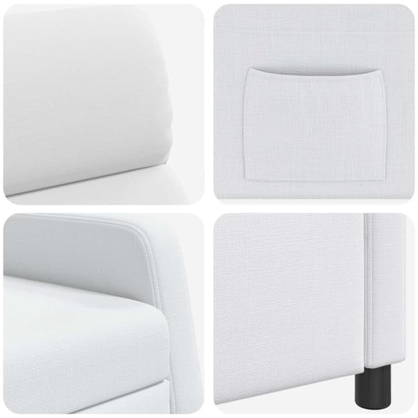 Recliner Vit Tyg