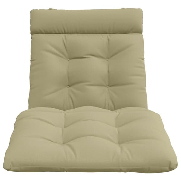Solstol Kudde VIANEN 100% Polyester Ljusgrön 200 x 90 x 8 cm