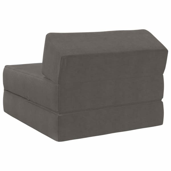 Fällbar Soffbed Ljusgrå 60 x 70 x 41 cm Tyg