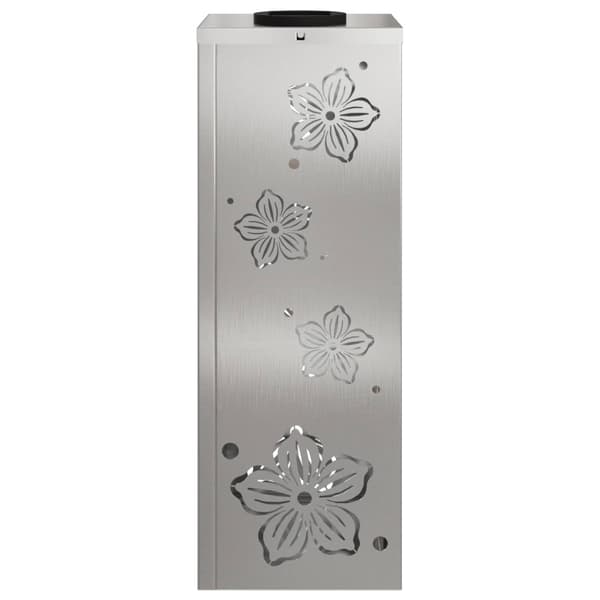 Solar LED Stig Ljus 2 pcs Silver Rostfritt stål