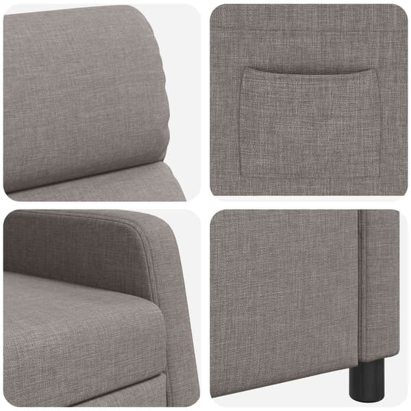 Recliner Taupe Tyg