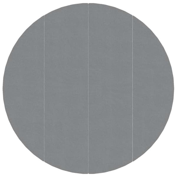 Bottenmatta ljusgrå Ø428 cm polyester geotextil