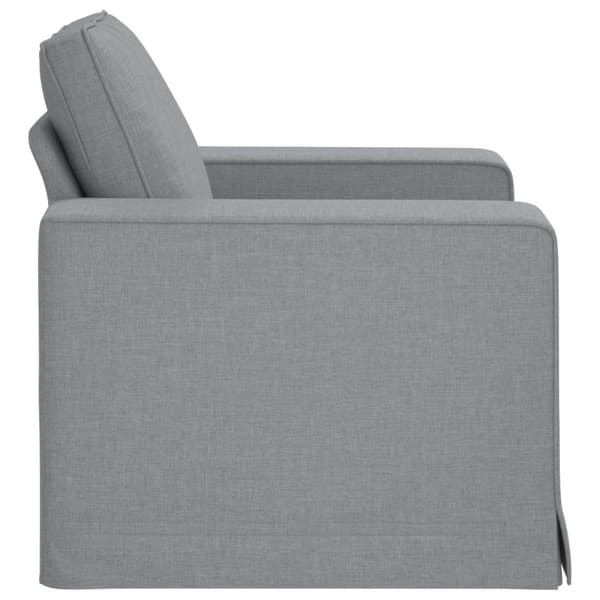 Soffa Ljusgrå 103 x 80 x 82 cm tyg