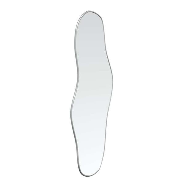Väggspegel silver 60x25 cm