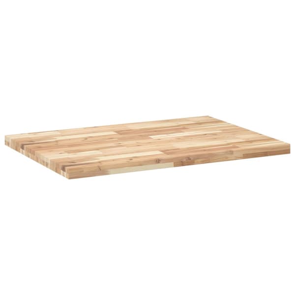 Bordsskiva rektangulär 120x70x4 cm massivt akaciaträ