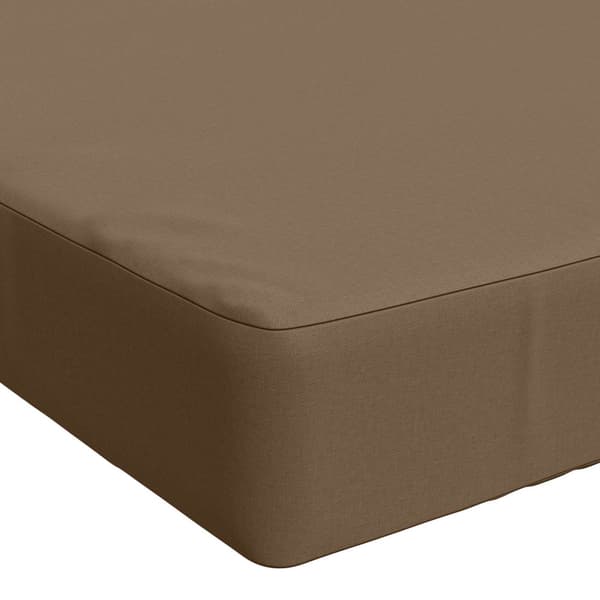 Sittkudde SOEST 100% Polyester Taupe 70 x 40 x 10 cm