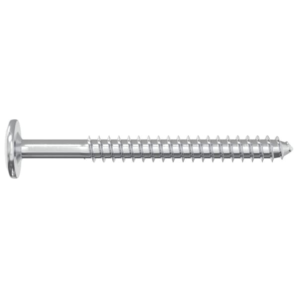 Träskruvar 2 pcs Silver M6 x 70 mm Stål