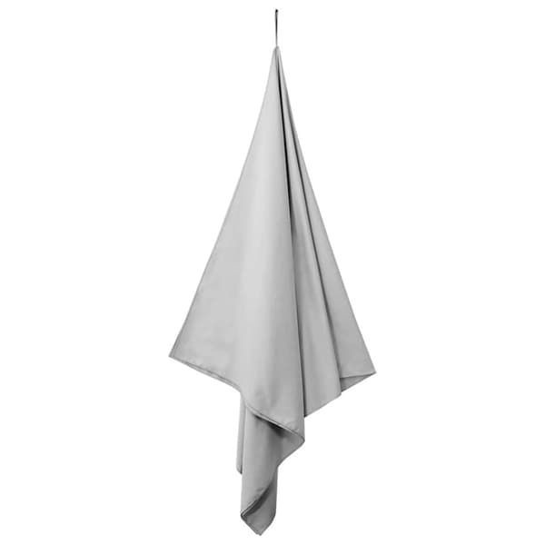 Sporthanddukar 2 pcs Grå 180 x 90 cm Polyester och polyamid