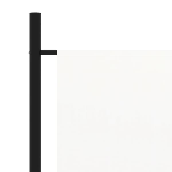 Rumsavdelare vit 175x180 cm tyg