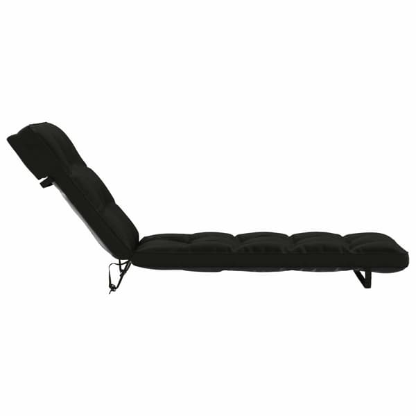 Solstol Kudde VIANEN 100% Polyester Svart 200 x 50 x 8 cm