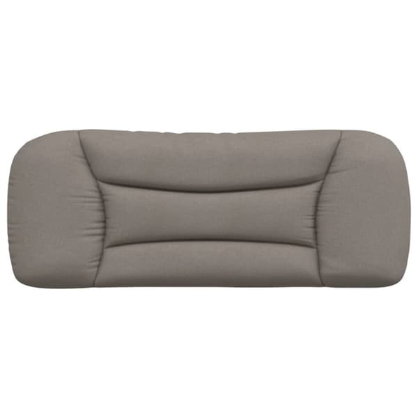 Headboard Cushion "Hvar" Taupe 100 cm Fabric